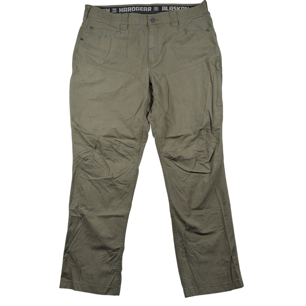 Alaskan Hardgear Pants Mens 38x32 Green Duluth Trading Co Relaxed Fit Workwear